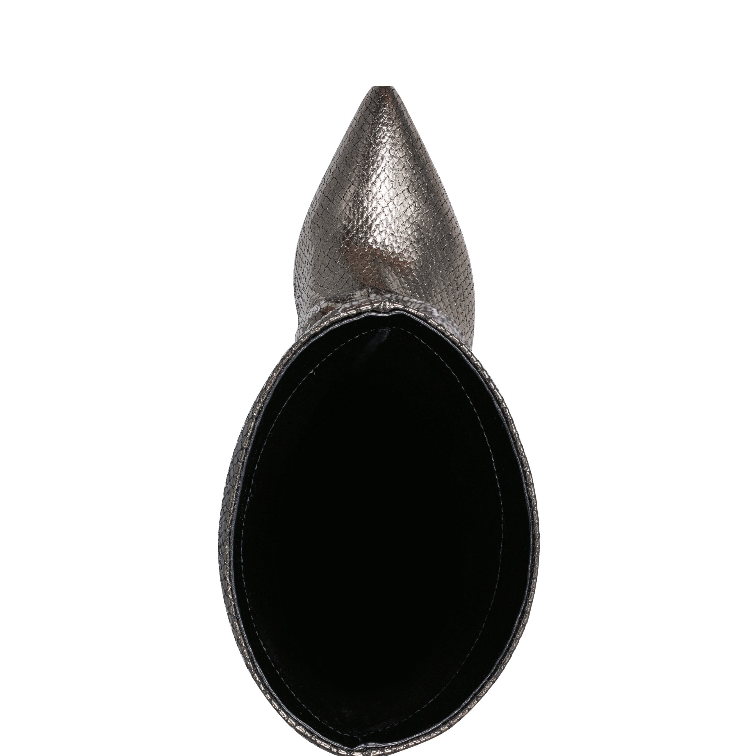 Marc Fisher Paityn Scrunch Dress Boot | Pewter Leather