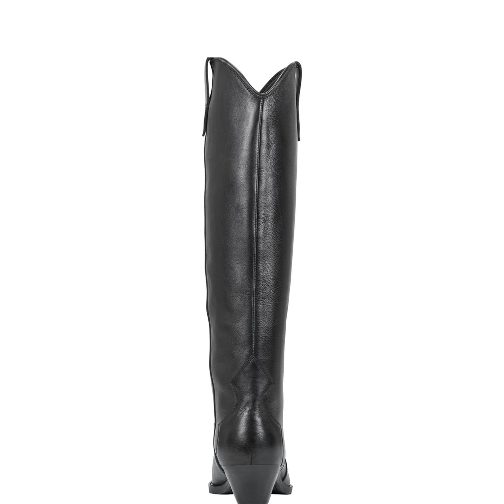 Marc Fisher Ander Western Boot | Black Leather