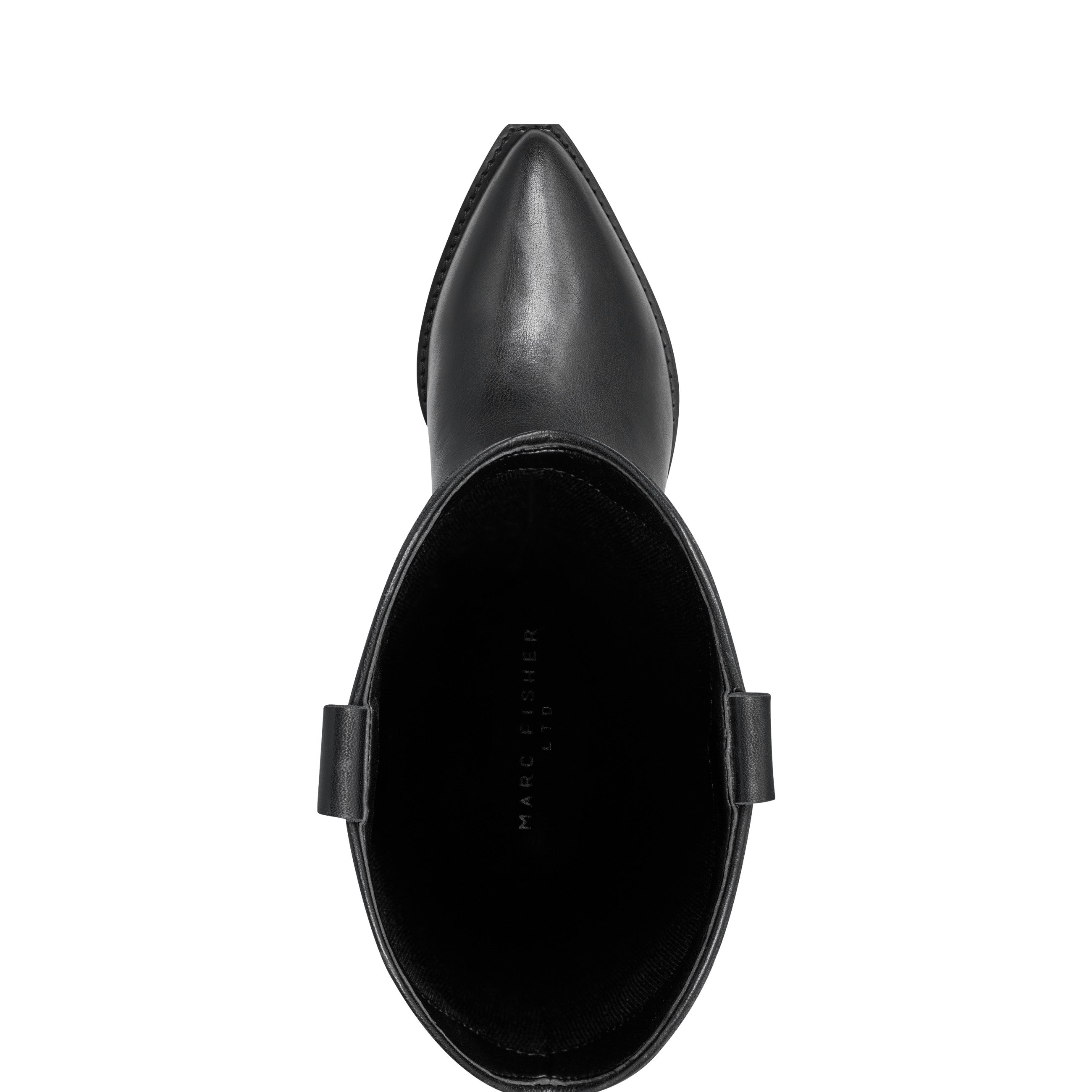 Marc Fisher Ander Western Boot | Black Leather
