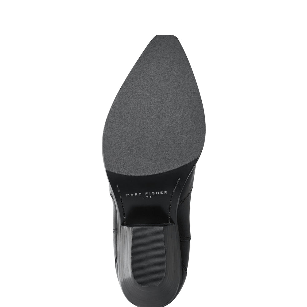 Marc Fisher Ander Western Boot | Black Leather
