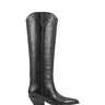 Marc Fisher Ander Western Boot | Black Leather