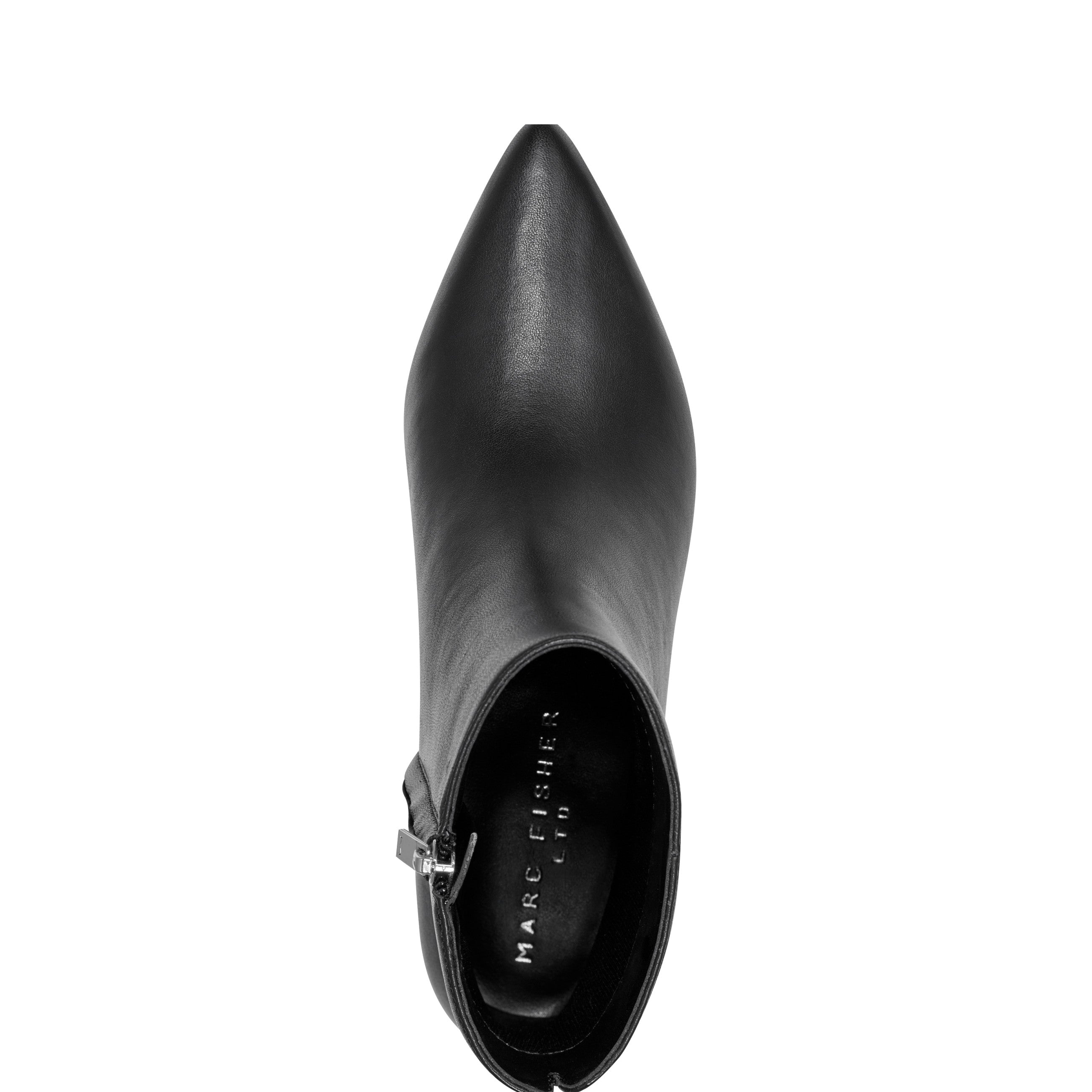 Marc Fisher Leonna Ankle Bootie | Black Leather