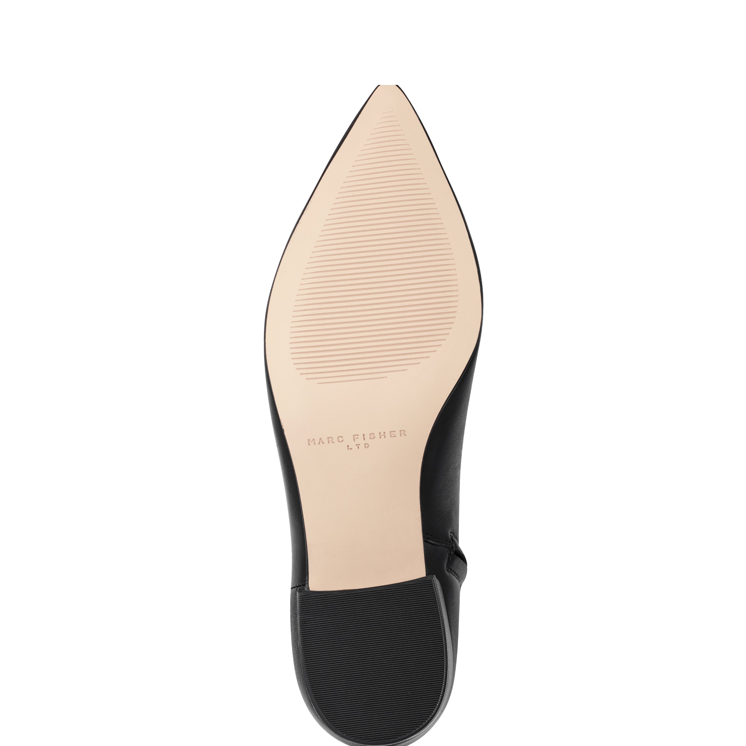 Marc Fisher Leonna Ankle Bootie | Black Leather