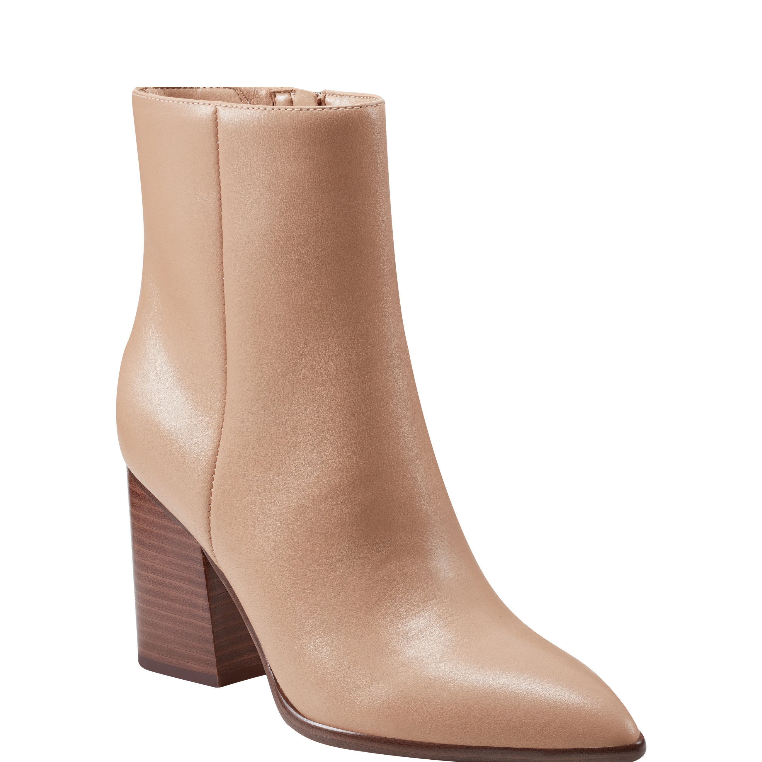 Marc Fisher Melysa Dress Bootie | Light Natural Leather