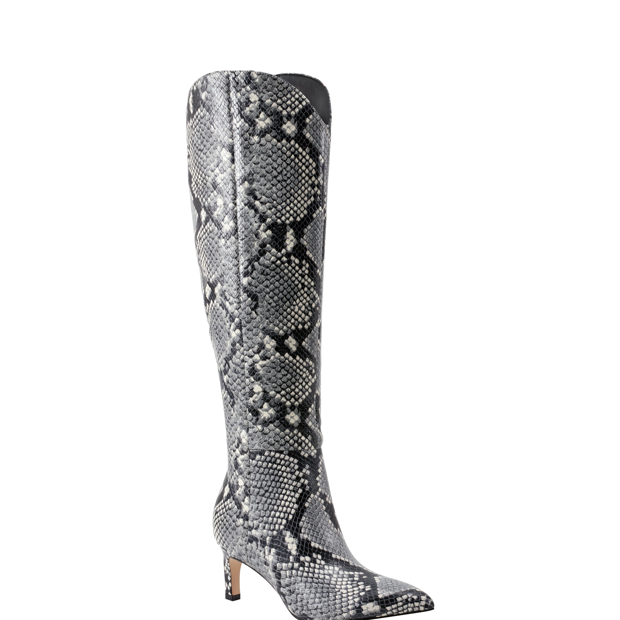 Marc Fisher Quinnie Dress Boot | Snake Print
