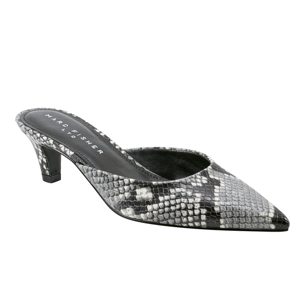 Marc Fisher Rosa Heeled Mule | Snake Print