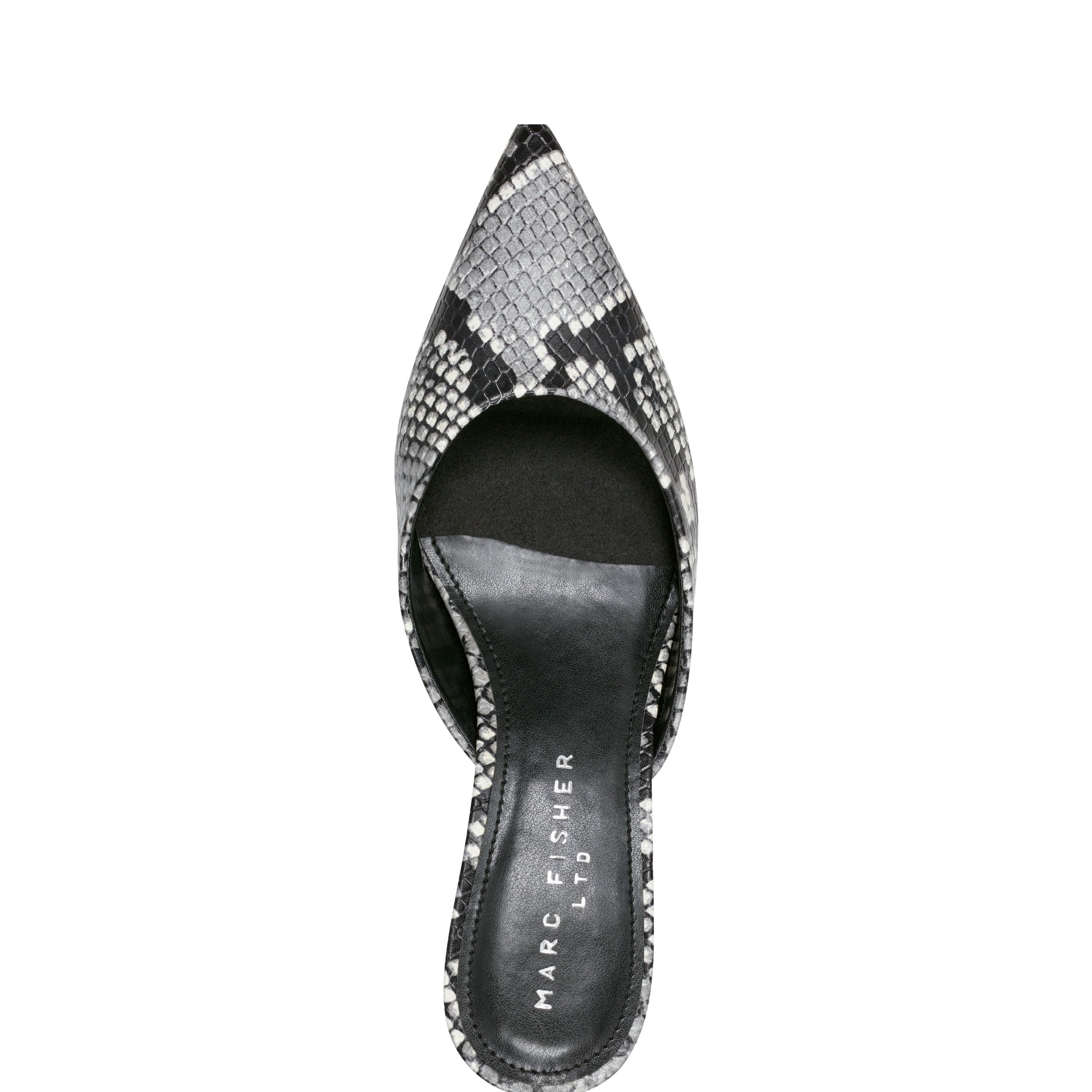Marc Fisher Rosa Heeled Mule | Snake Print