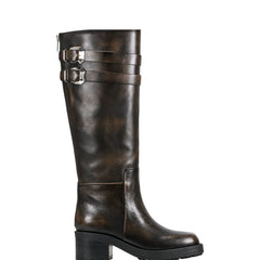 Marc Fisher Dariya Casual Boot | Dark Brown Leather