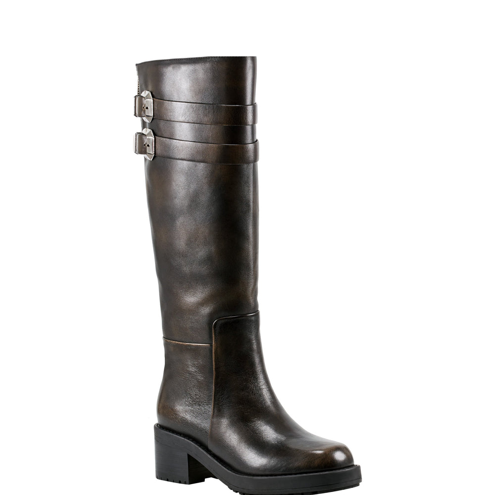 Marc Fisher Dariya Casual Boot | Dark Brown Leather