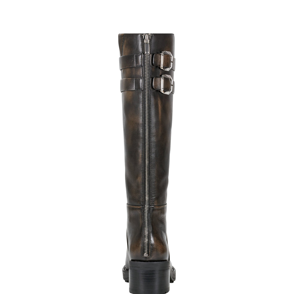 Marc Fisher Dariya Casual Boot | Dark Brown Leather