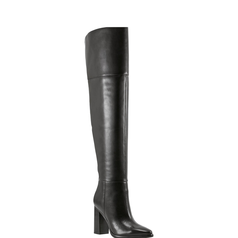 Marc Fisher Lasli Over the Knee Boot | Black Leather