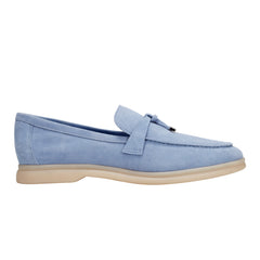 Marc Fisher Yanelli Casual Loafer | Light Blue Suede