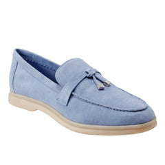 Marc Fisher Yanelli Casual Loafer | Light Blue Suede