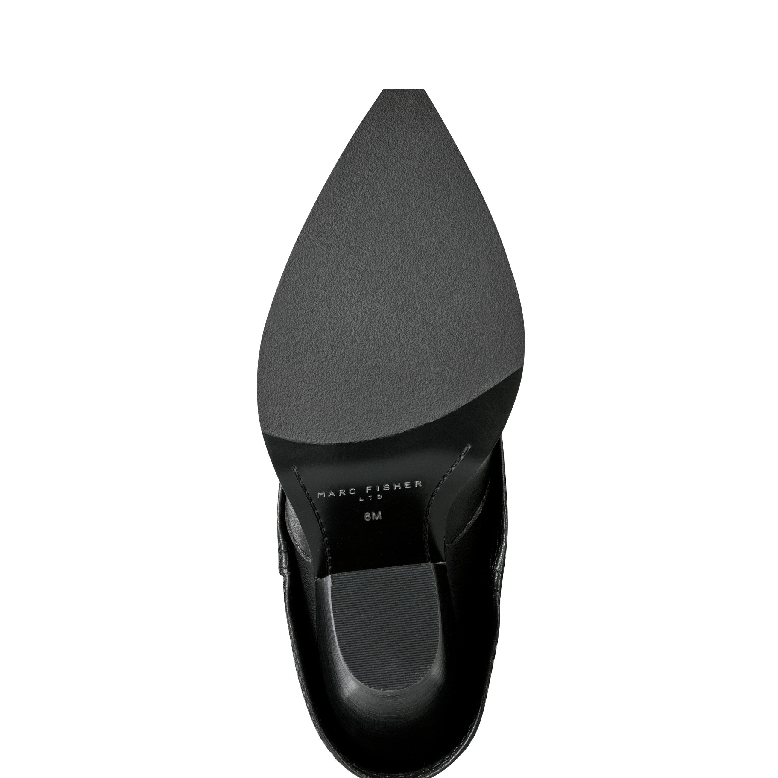Marc Fisher Harlo Foldover Western Boot | Black Leather