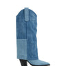 Marc Fisher Harlo Foldover Western Boot | Denim