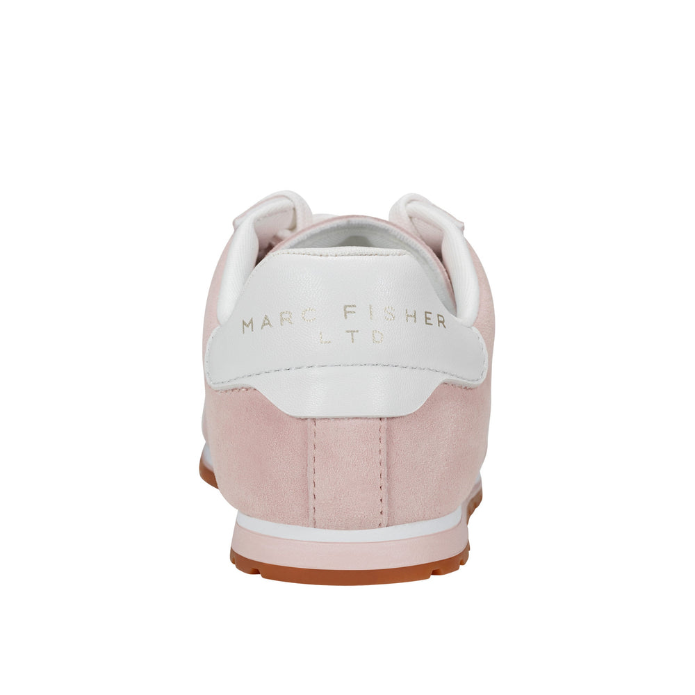Marc Fisher Teddy Laceup Sneaker | Light Pink Suede