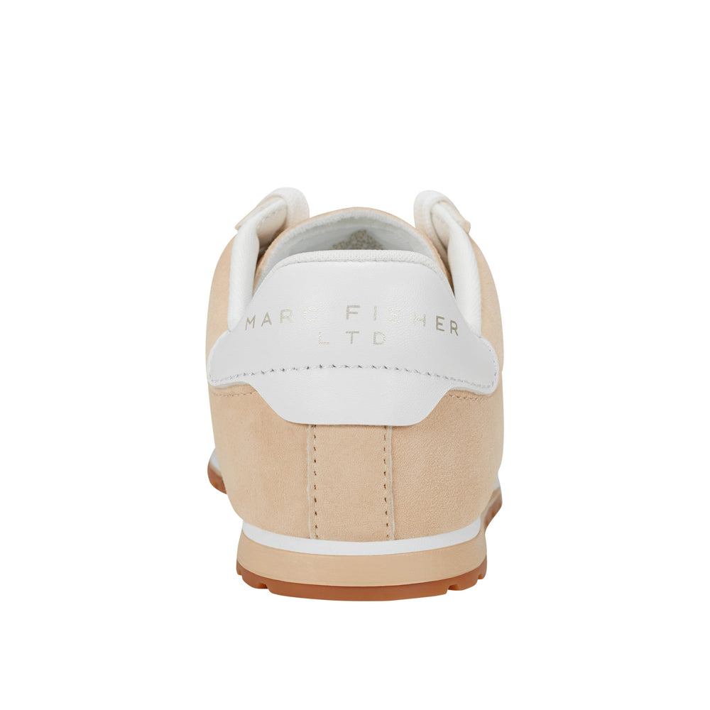 Marc Fisher Teddy Laceup Sneaker | Natural Suede