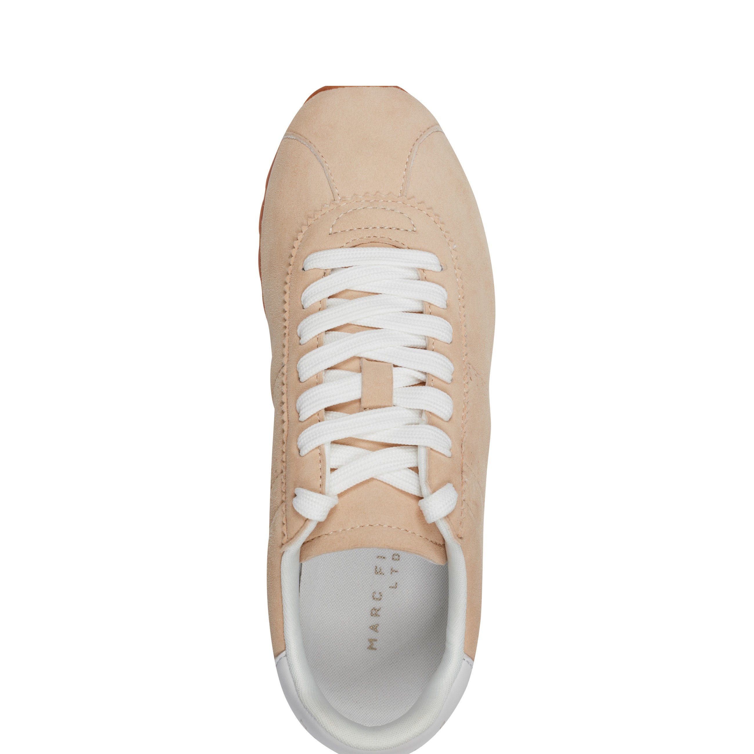 Marc Fisher Teddy Laceup Sneaker | Natural Suede