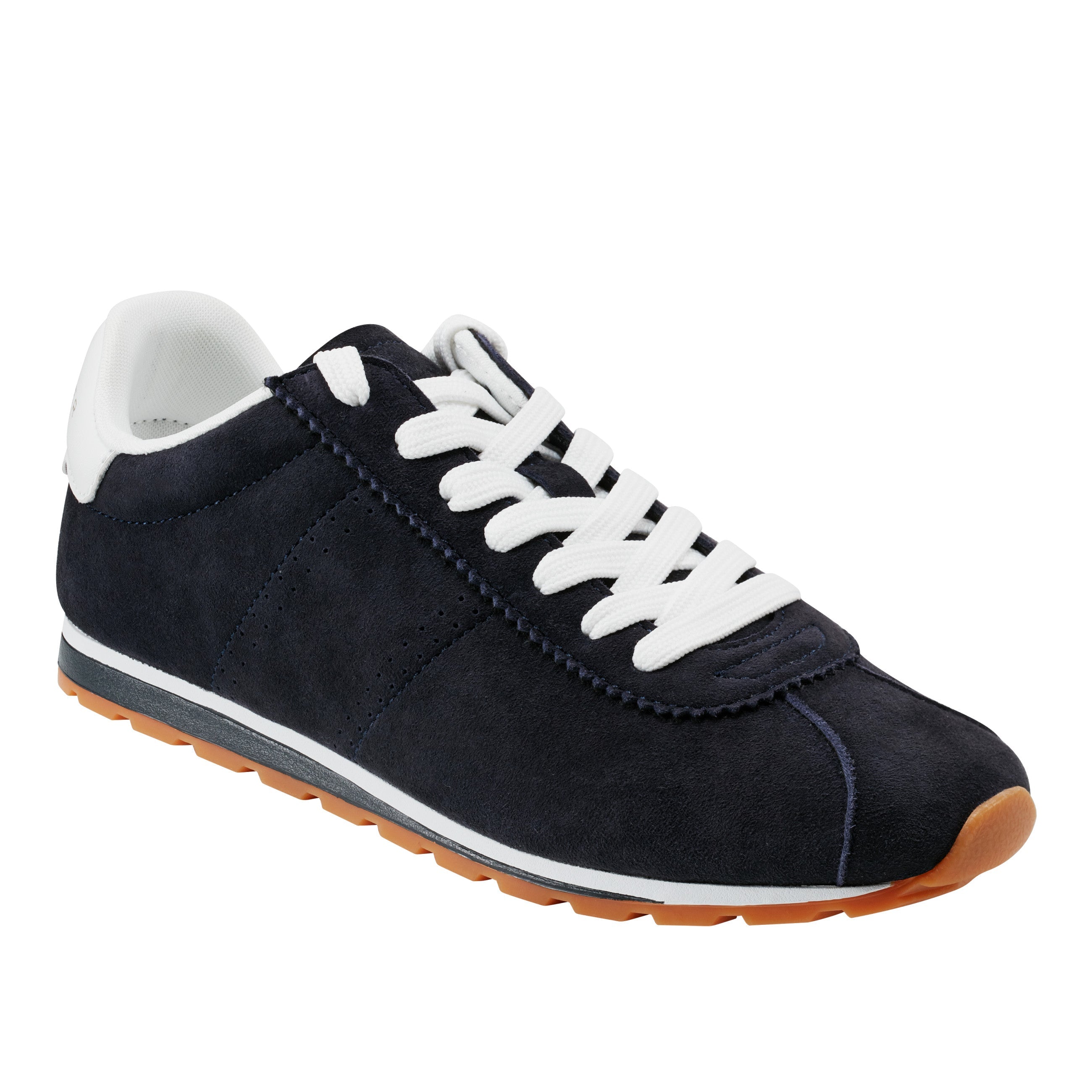 Marc Fisher Teddy Laceup Sneaker | Navy Suede