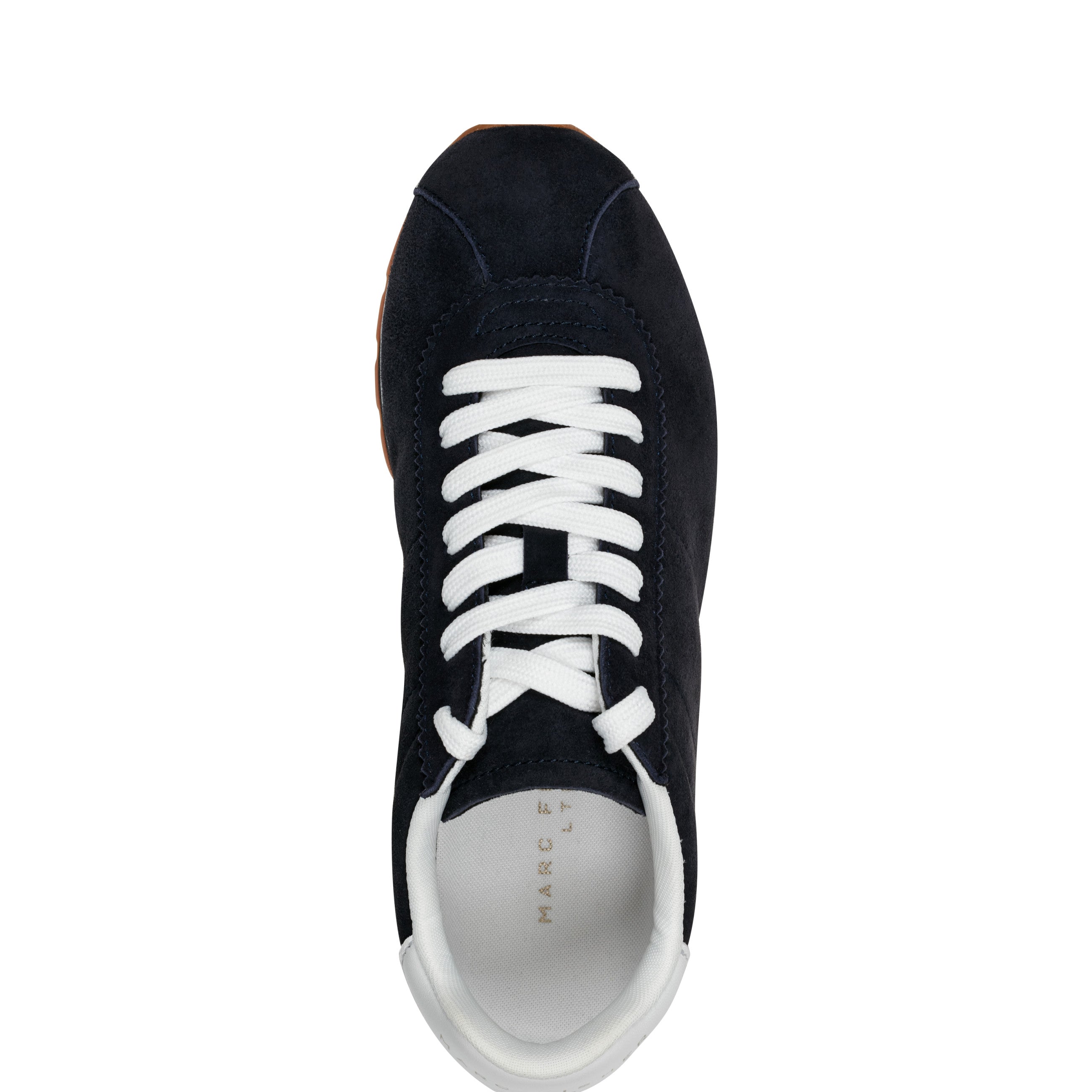 Marc Fisher Teddy Laceup Sneaker | Navy Suede