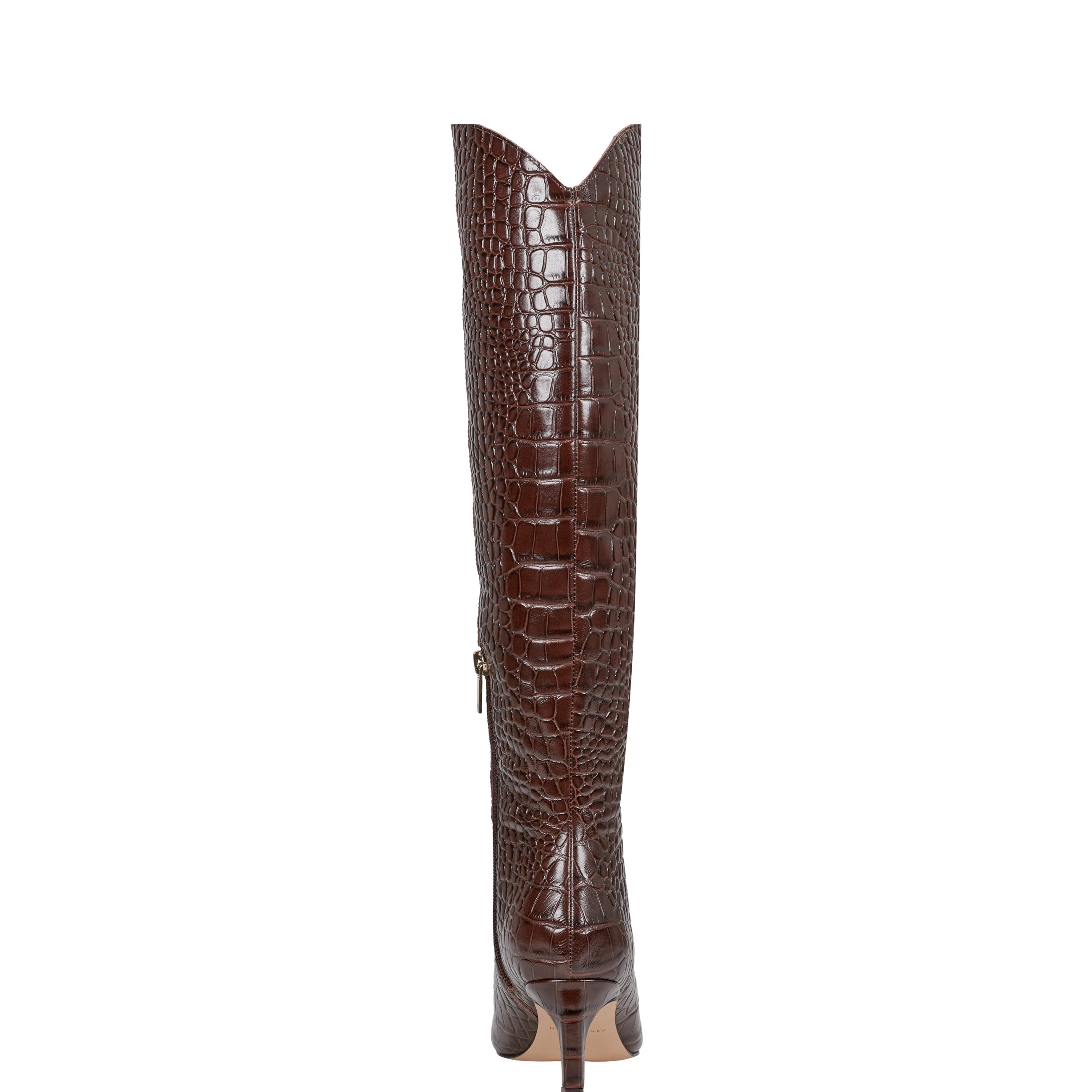 Marc Fisher Quinnie Dress Boot | Brown Croco
