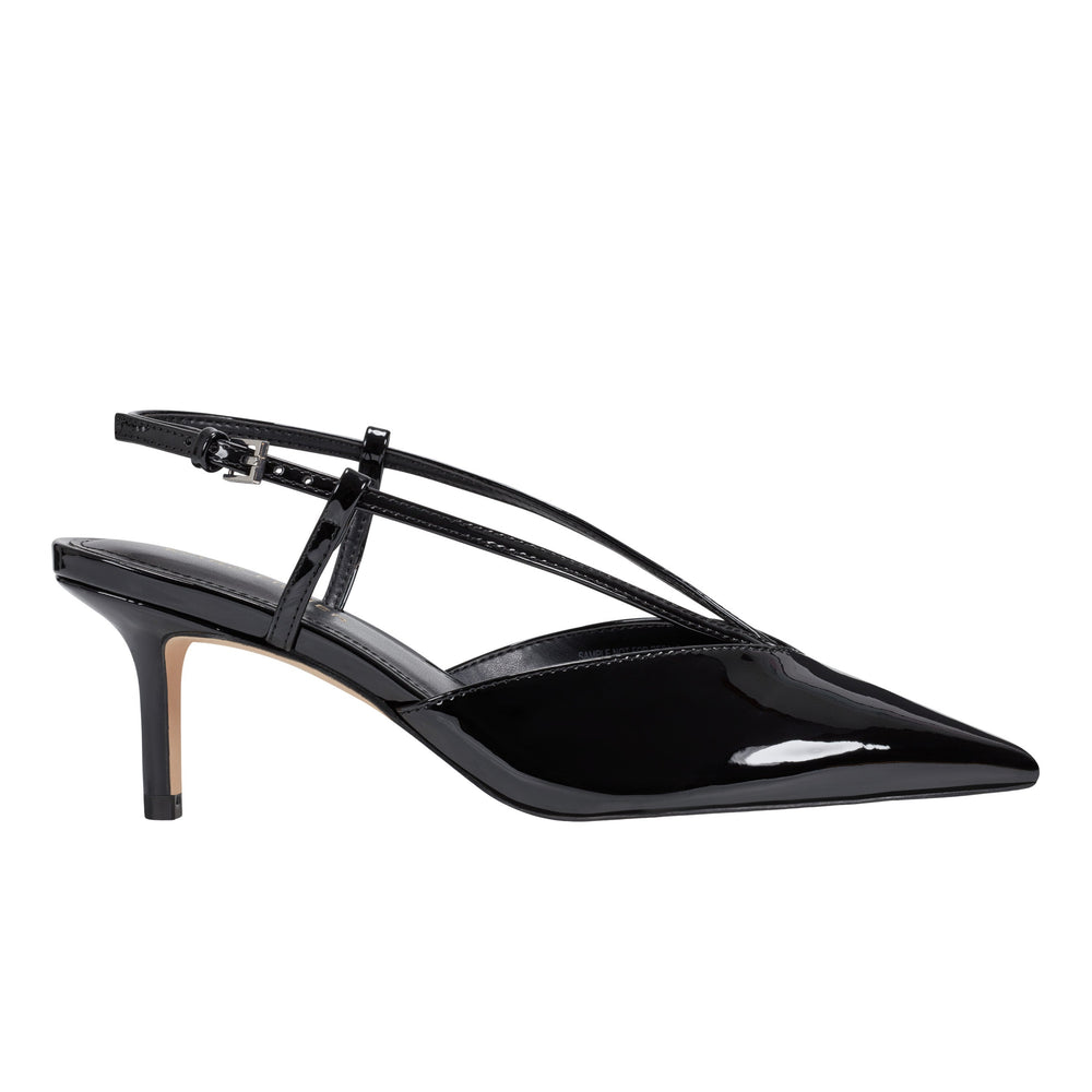 Marc Fisher Avila Slingback Pump | Black Patent
