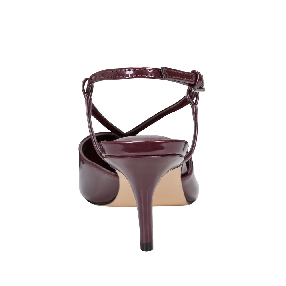 Marc Fisher Avila Slingback Pump | Merlot Patent