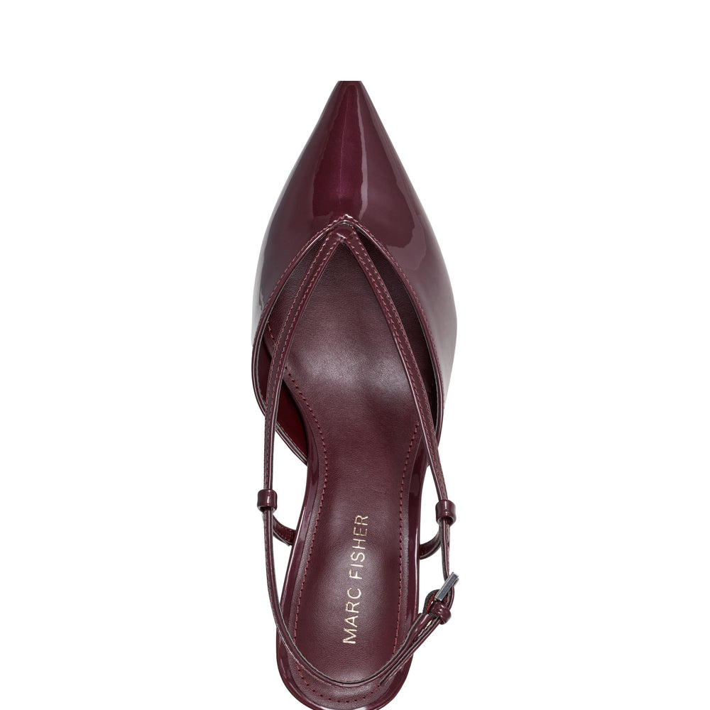 Marc Fisher Avila Slingback Pump | Merlot Patent