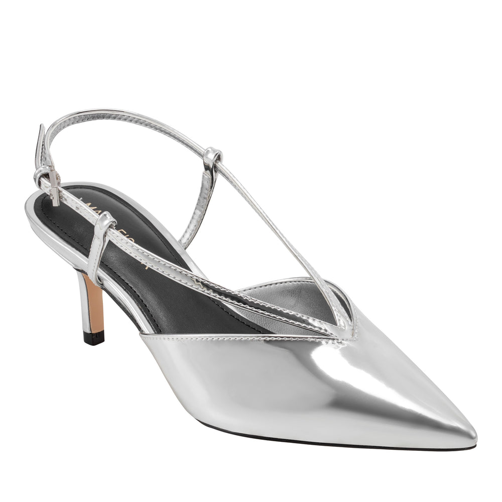 Marc Fisher Avila Slingback Pump | Silver