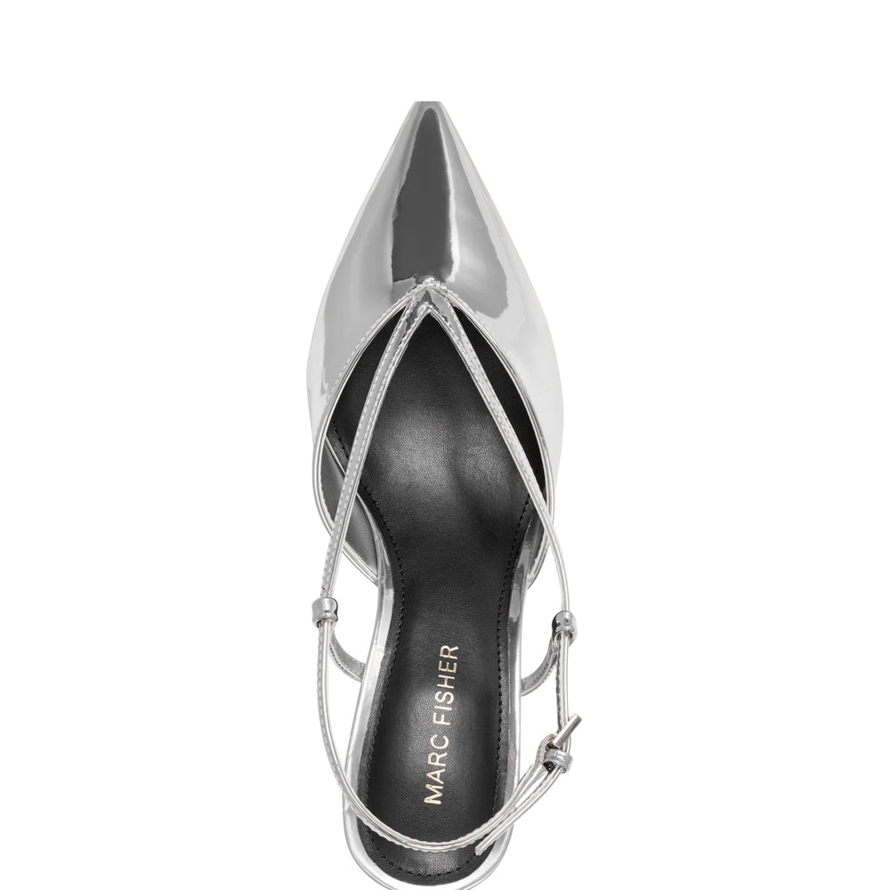 Marc Fisher Avila Slingback Pump | Silver