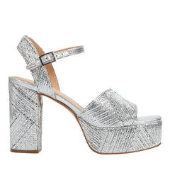 Marc Fisher Calyn Platform Sandal | Silver