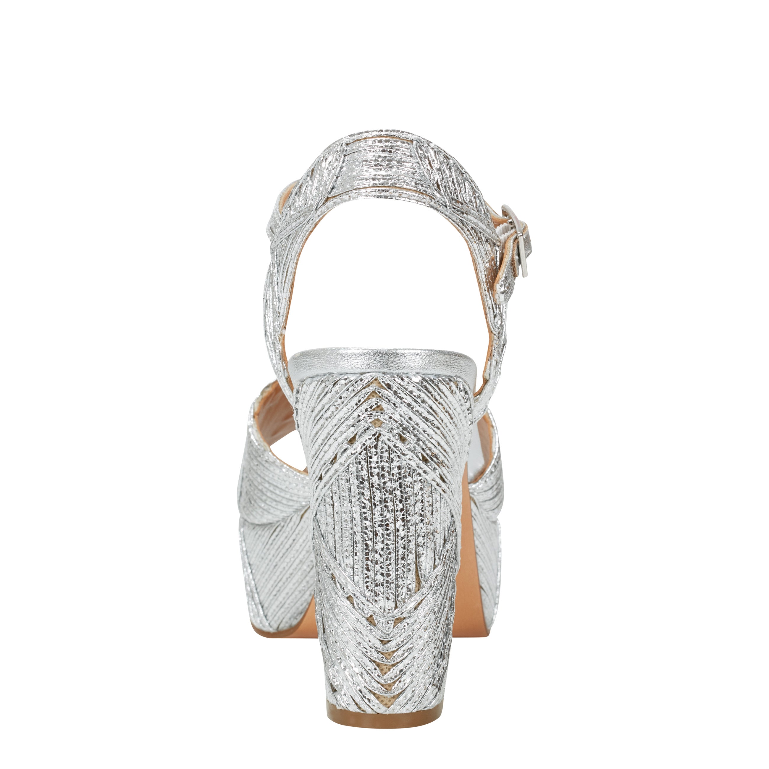 Marc Fisher Calyn Platform Sandal | Silver