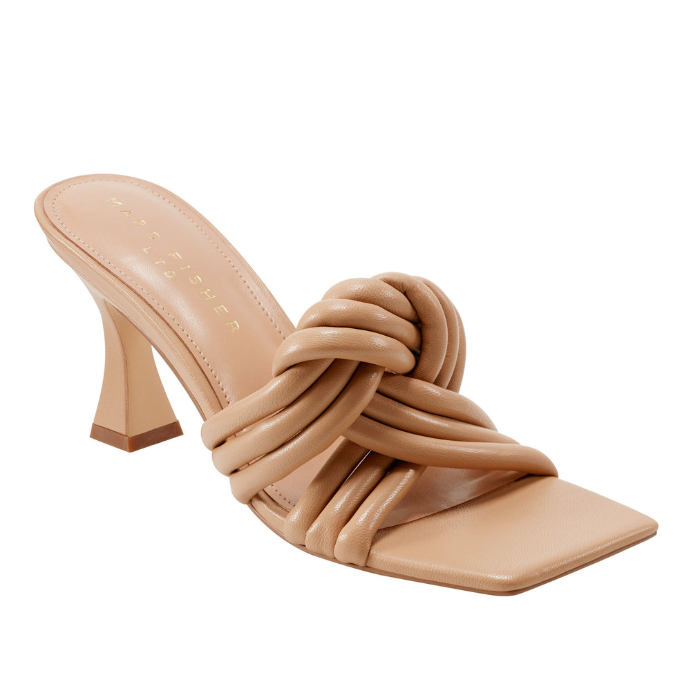 Marc Fisher Dru Knotted Slide Sandal | Natural