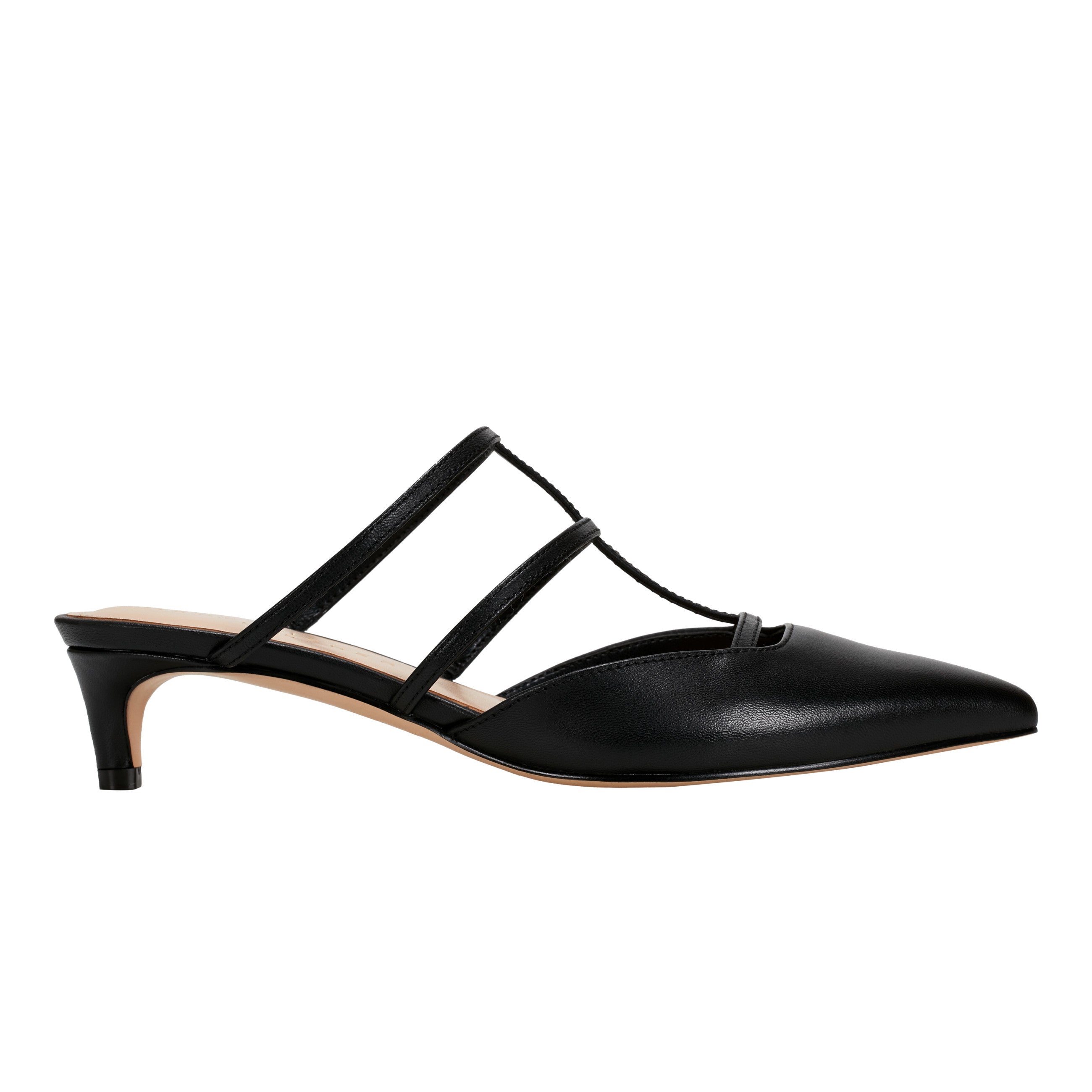 Marc Fisher Kodie Caged Strappy Pump | Black Leather