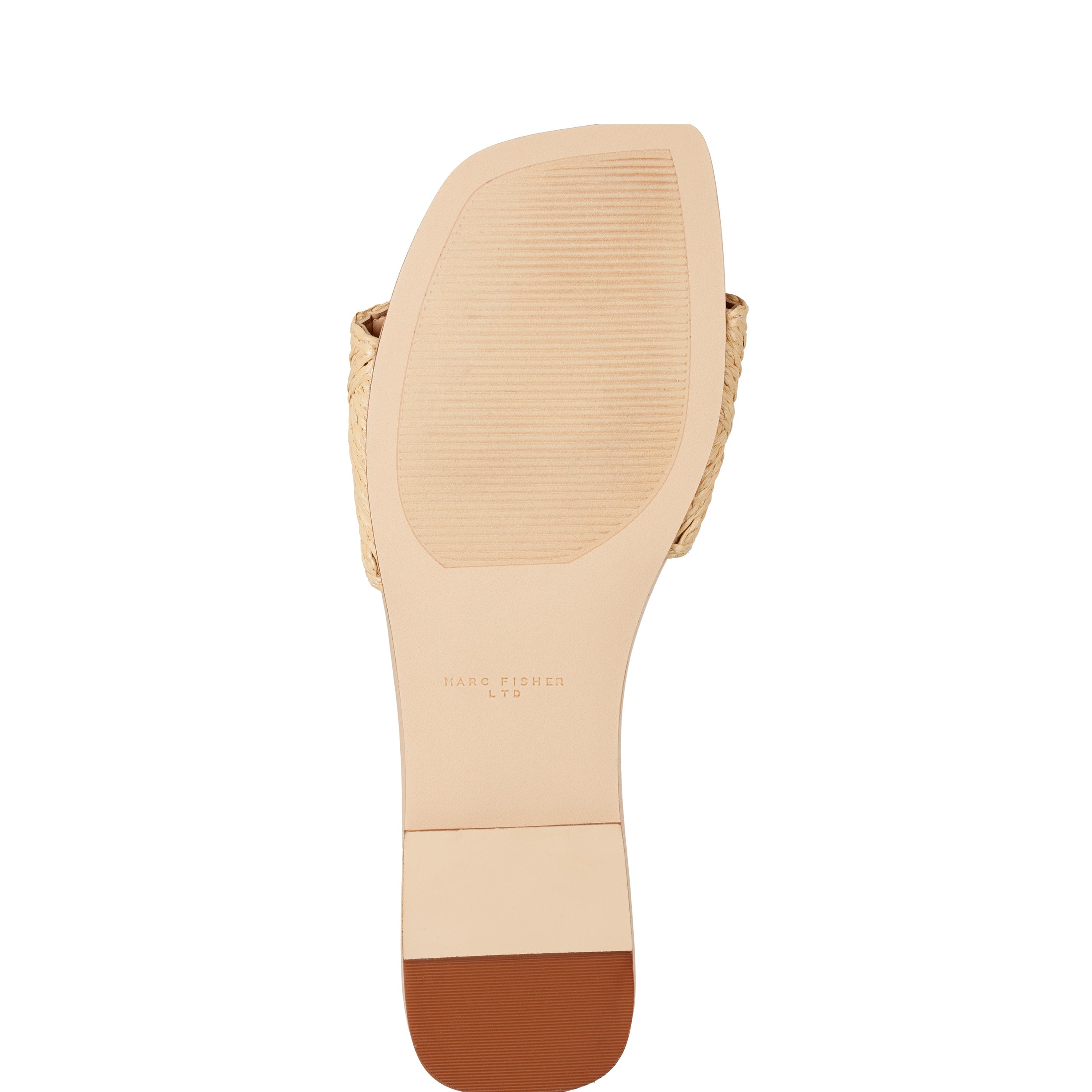 Marc Fisher Murphy Flat Sandal | Natural Raffia
