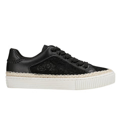 Marc Fisher Spryng Platform Laceup Sneaker | Black/Lace