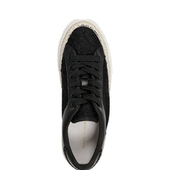 Marc Fisher Spryng Platform Laceup Sneaker | Black/Lace