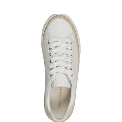Marc Fisher Spryng Platform Laceup Sneaker | Chic Cream