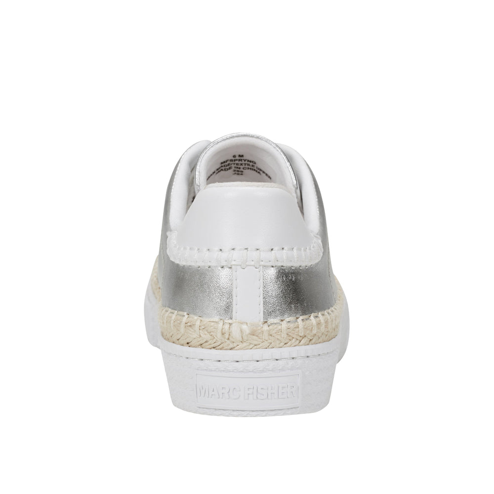 Marc Fisher Spryng Platform Laceup Sneaker | Silver