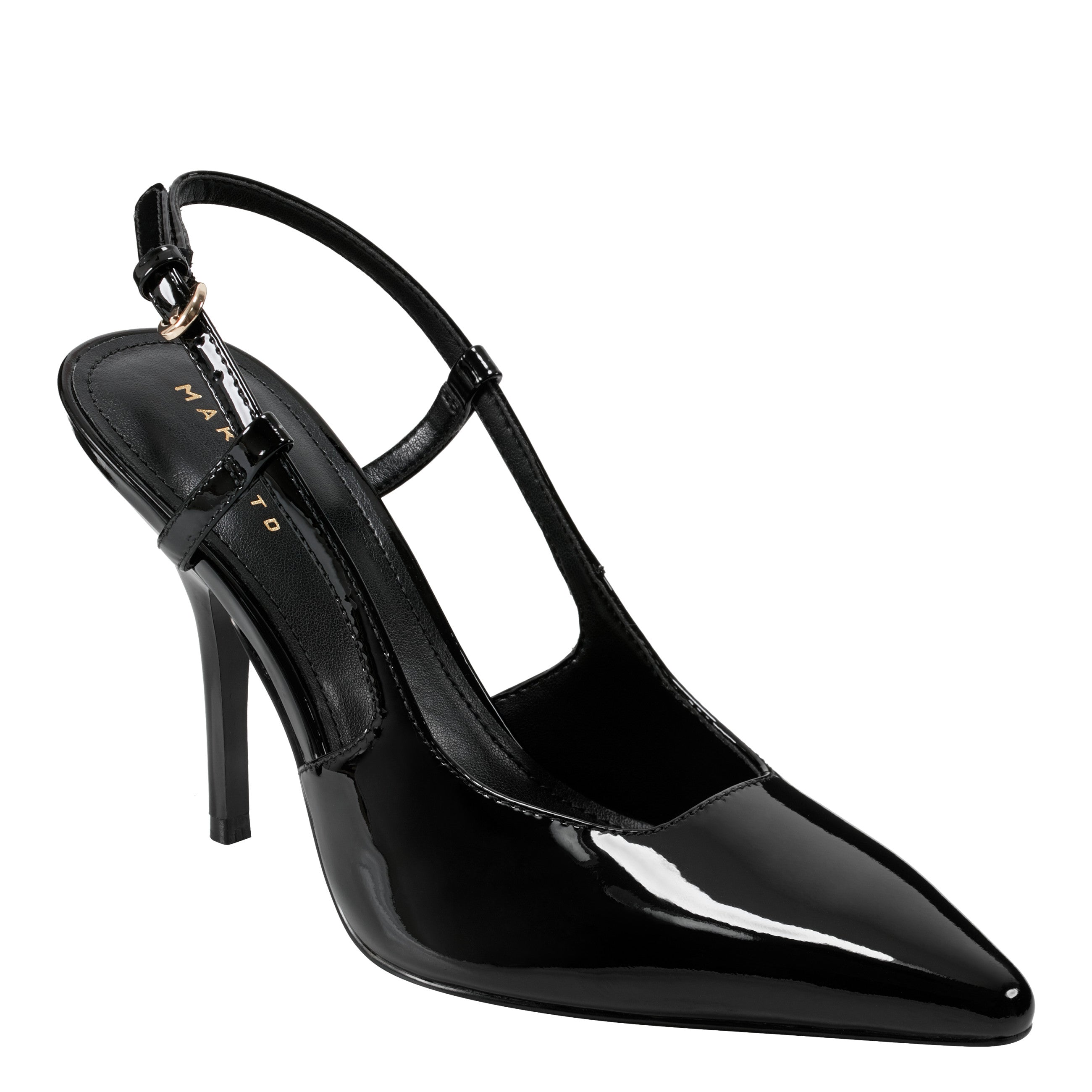 Marc Fisher Torry Slingback Pump | Black Patent Leather