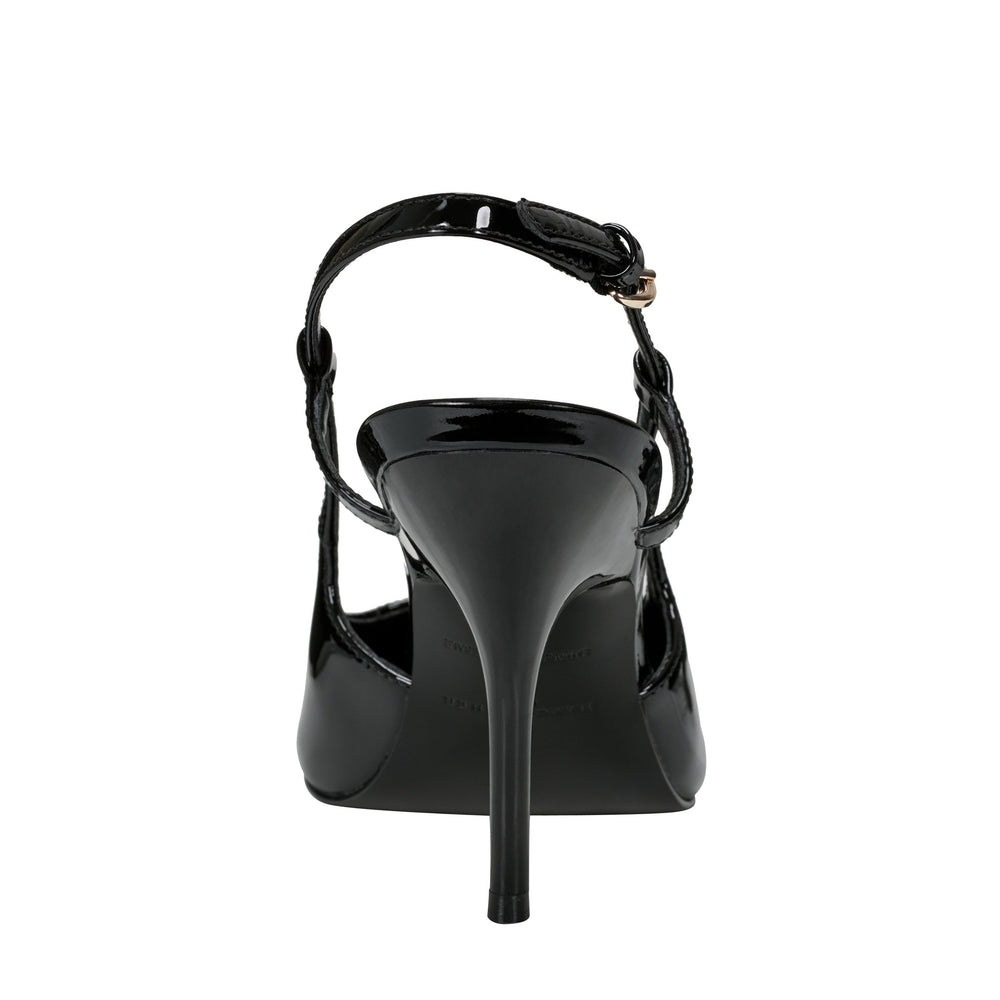 Marc Fisher Torry Slingback Pump | Black Patent Leather