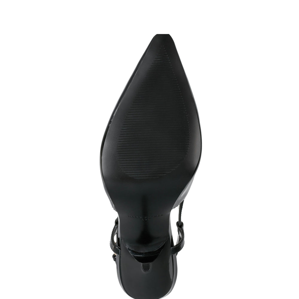Marc Fisher Torry Slingback Pump | Black Patent Leather