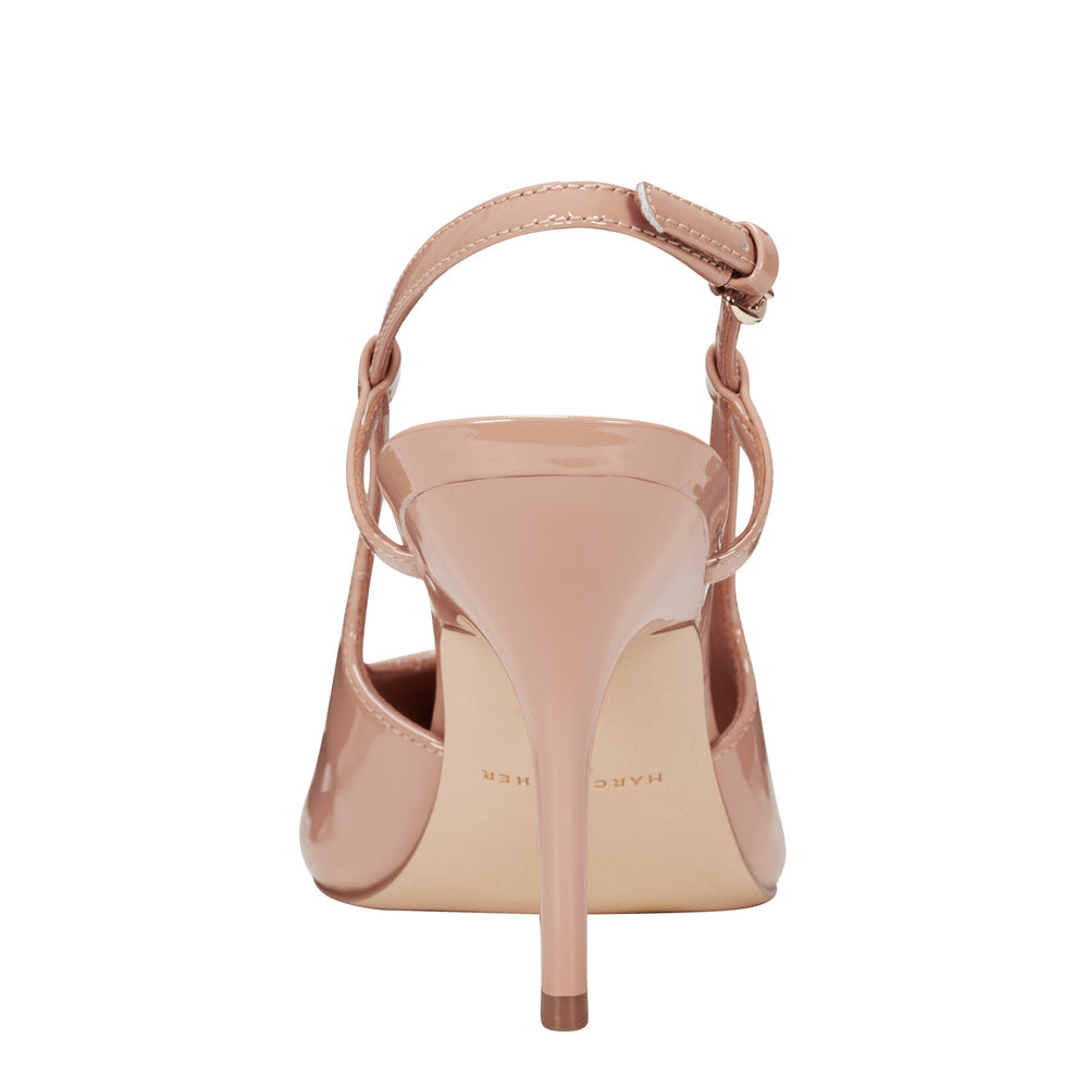 Marc Fisher Torry Slingback Pump | Natural Patent Leather