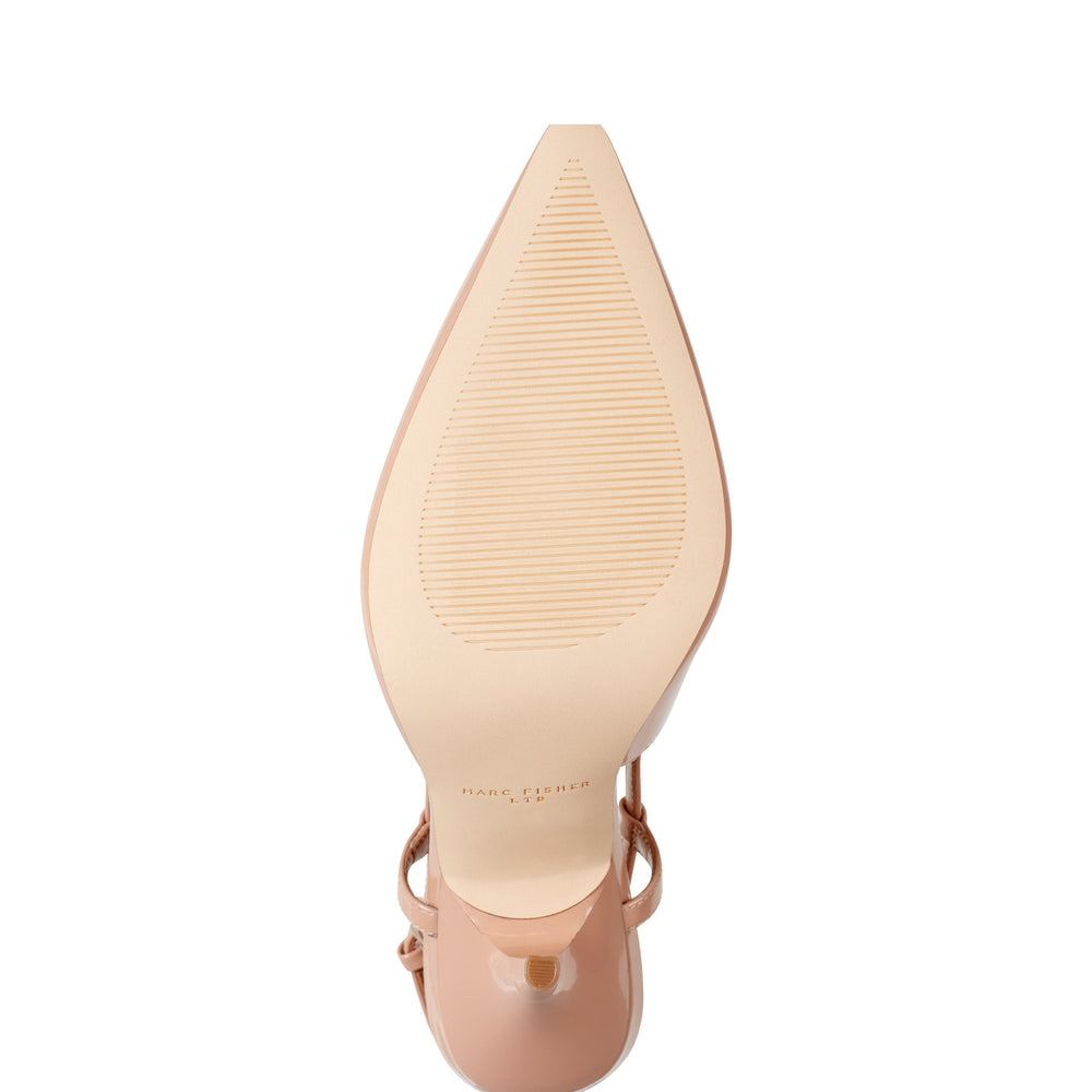 Marc Fisher Torry Slingback Pump | Natural Patent Leather