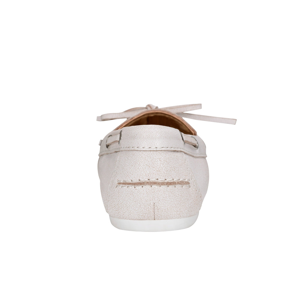 Marc Fisher Uleena Boat Shoe In Light Natural Leather V Uleena Lna04 | Light Natural Leather