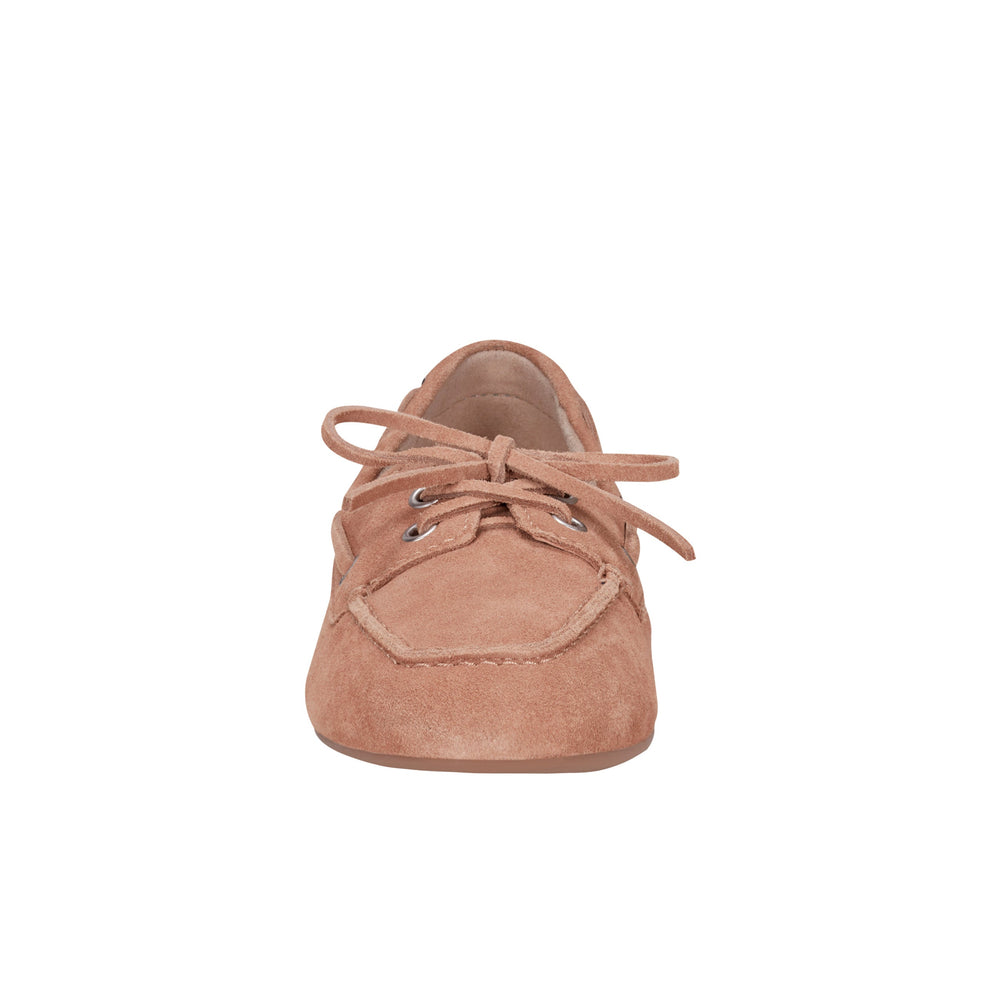 Marc Fisher Uleena Boat Shoe In Natural Suede V Uleena Mna01 | Natural Suede