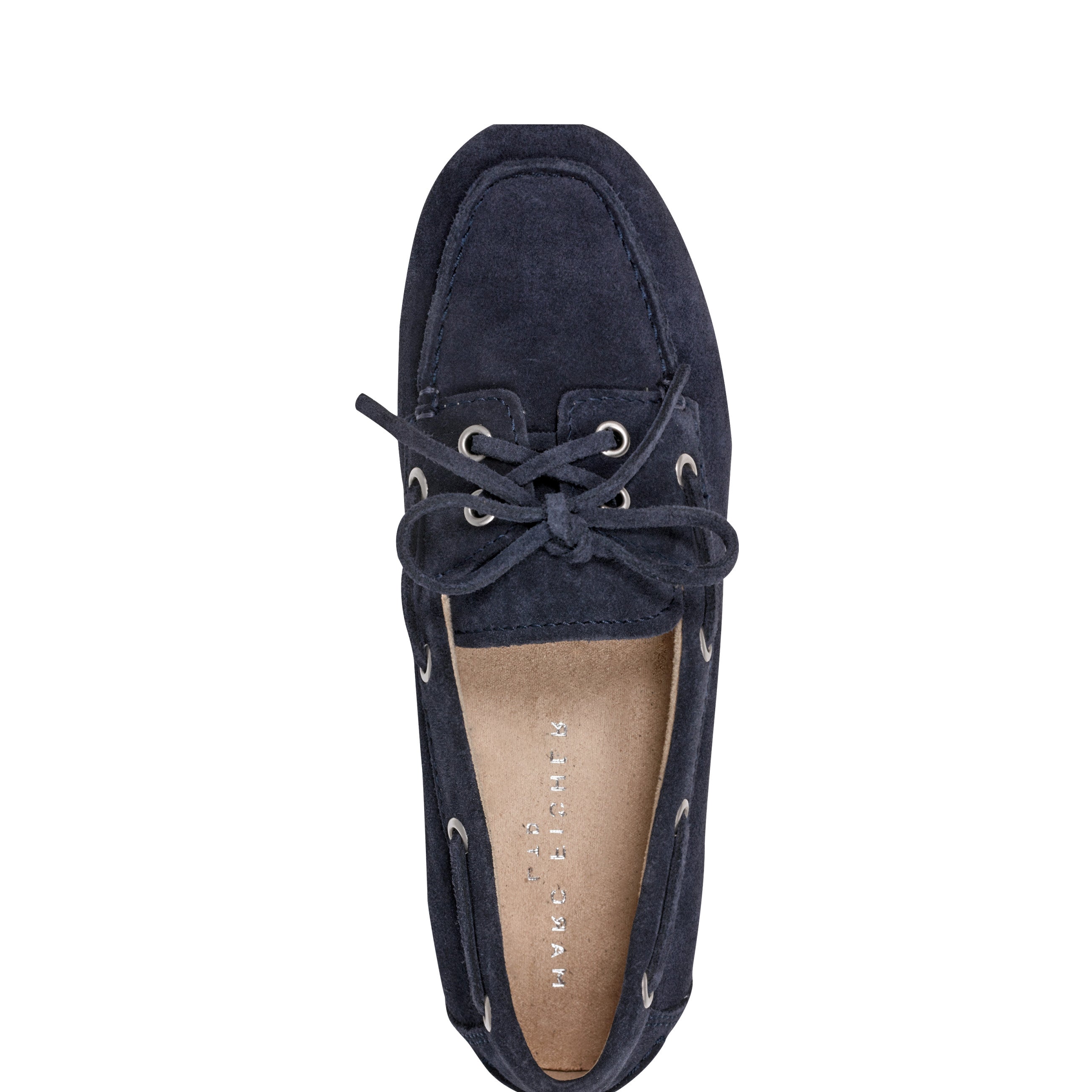 Marc Fisher Uleena Boat Shoe In Navy Suede V Uleena Mbl01 | Navy Suede