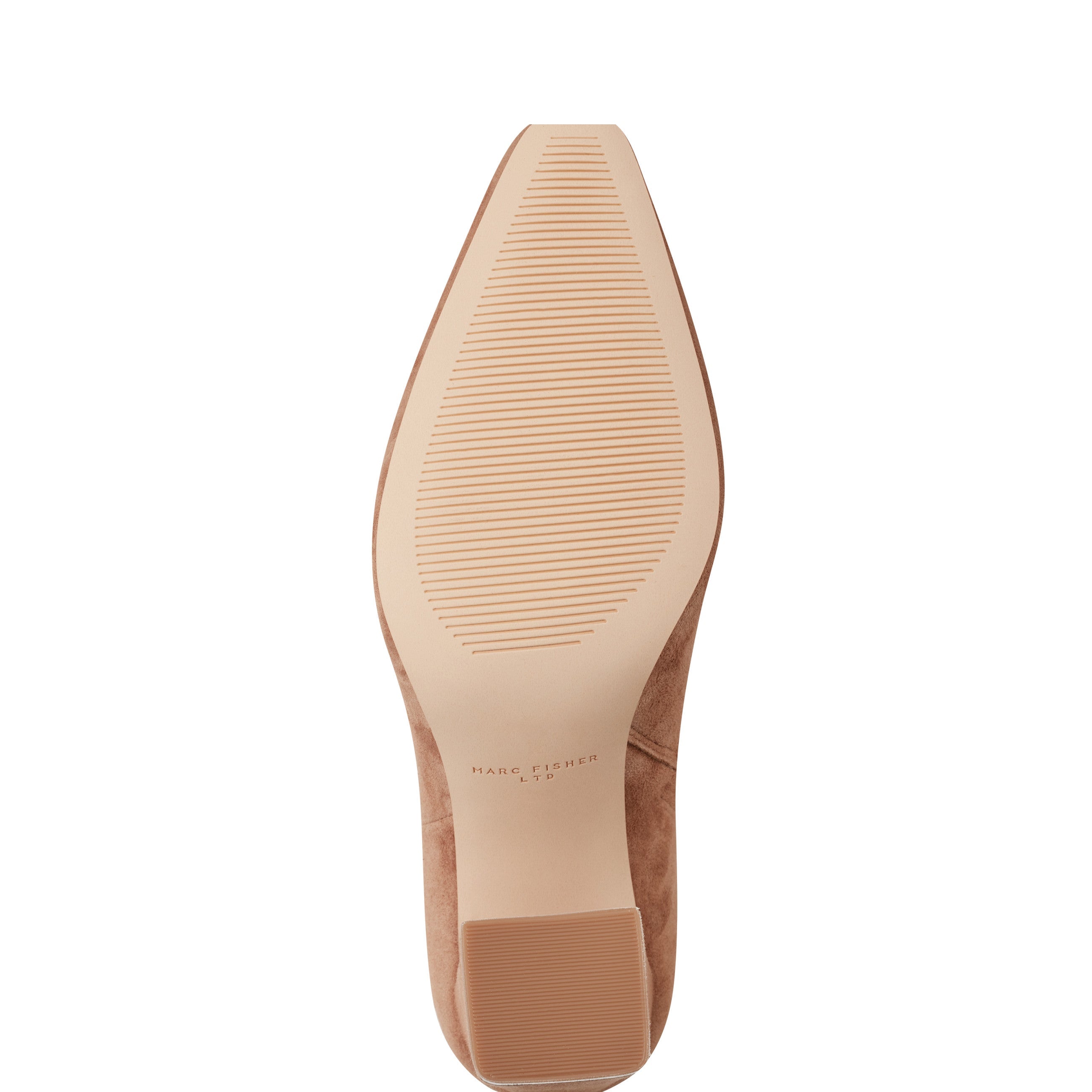 Marc Fisher Yanara Heeled Bootie | Natural Suede