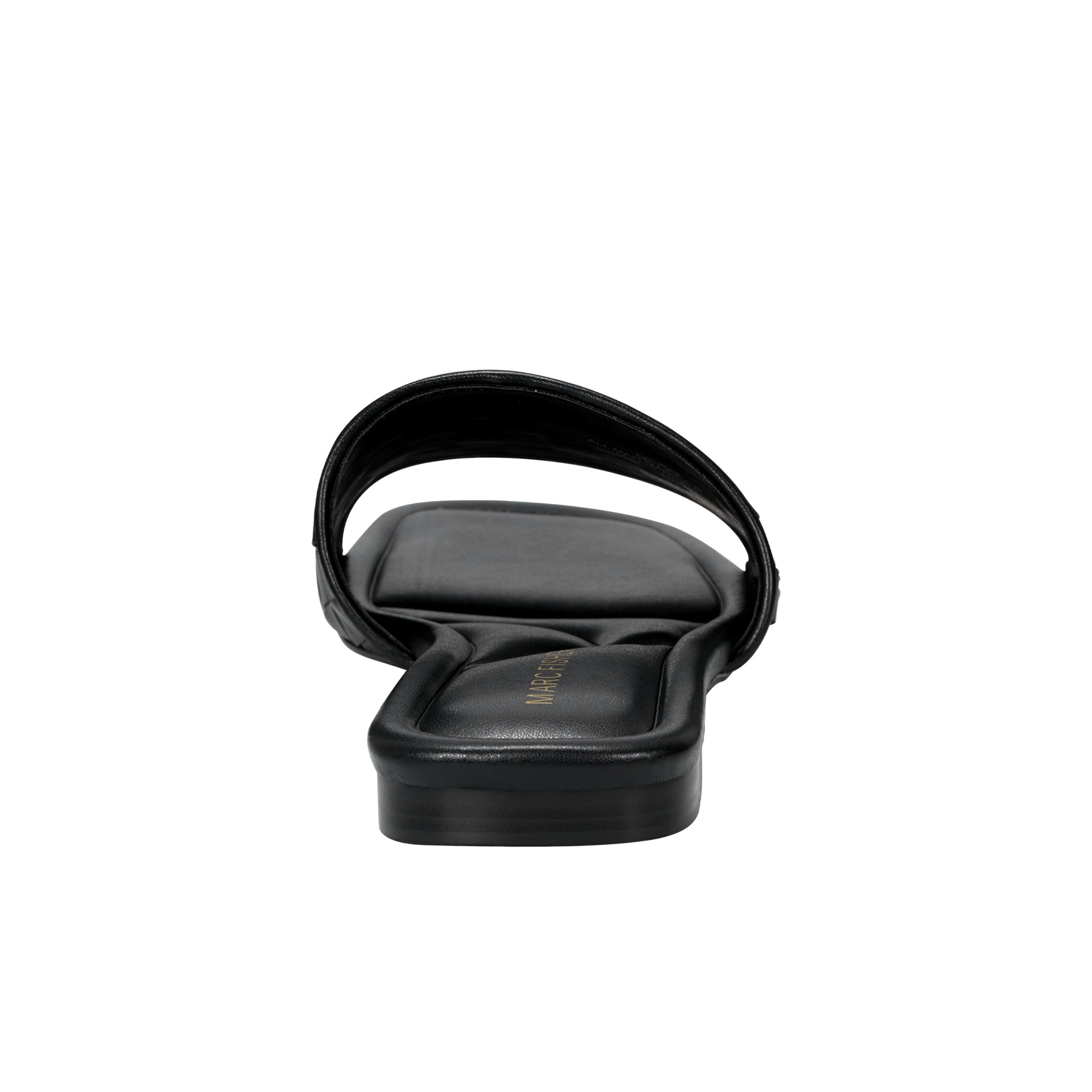 Marc Fisher Lecee Woven Flat Sandal | Black