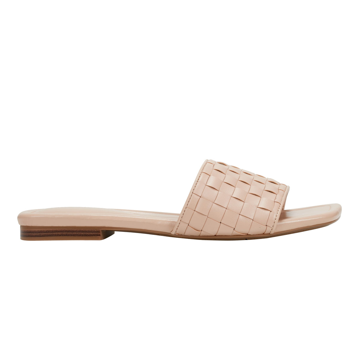 Marc Fisher Lecee Woven Flat Sandal | Light Natural